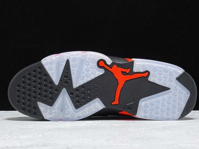Retro 6 Air 384664-060 Black Jordan OG Infrared 1011